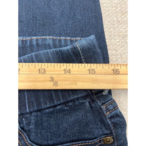 LIVERPOOL Jeans Sienna Pull-On Stretch Dark Wash Blue MidRise Back Pockets 10 - Picture 5 of 12